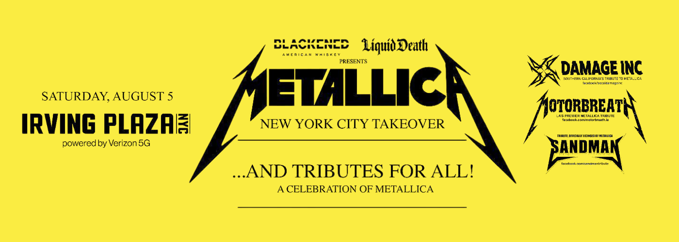 Metallica [CANCELLED] Tickets, 4th August